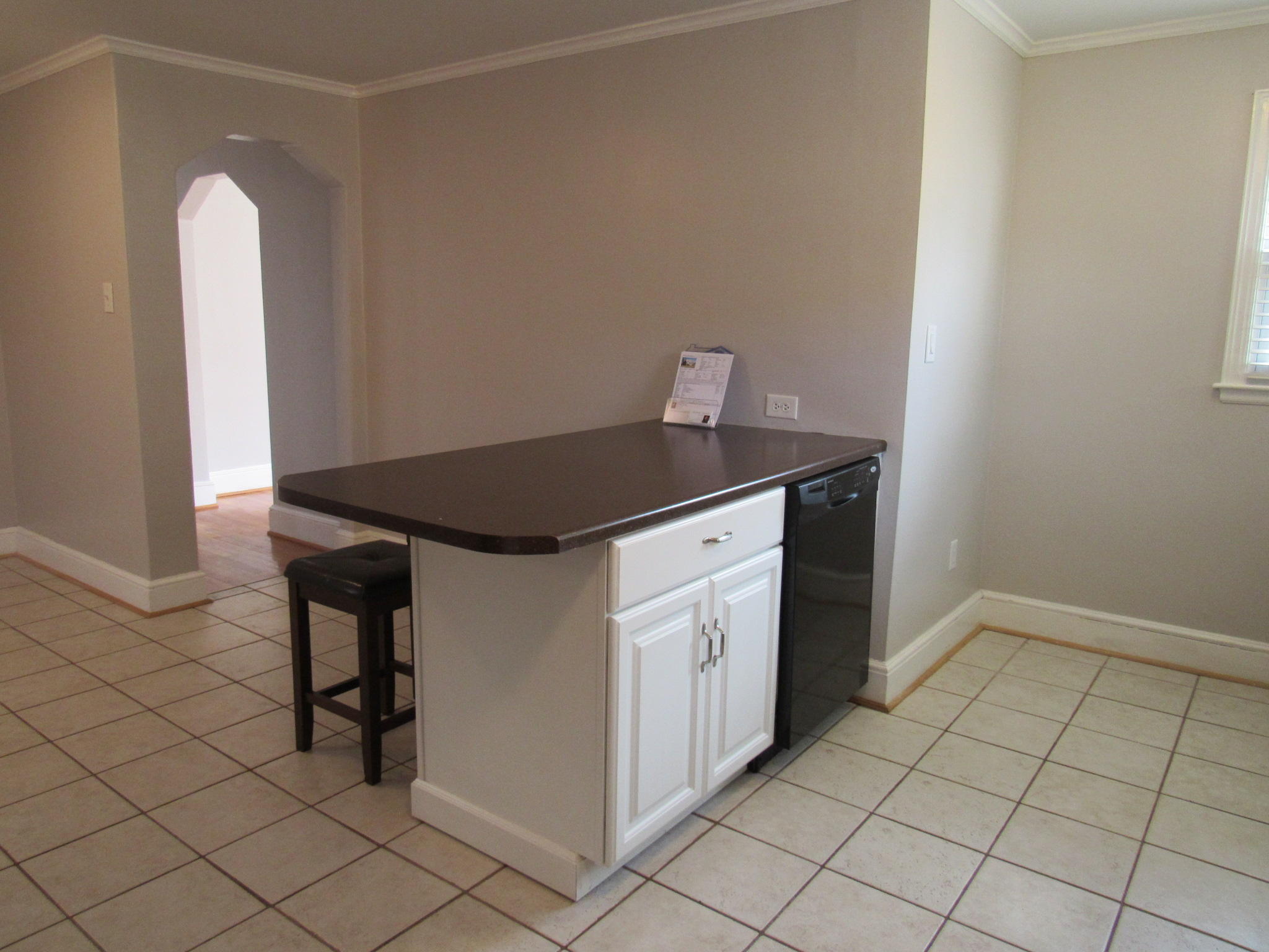4413 Hazelridge Road Northwest Roanoke, VA 24012 - Photo 12 of 23 a kitchen with a sink and cabinets