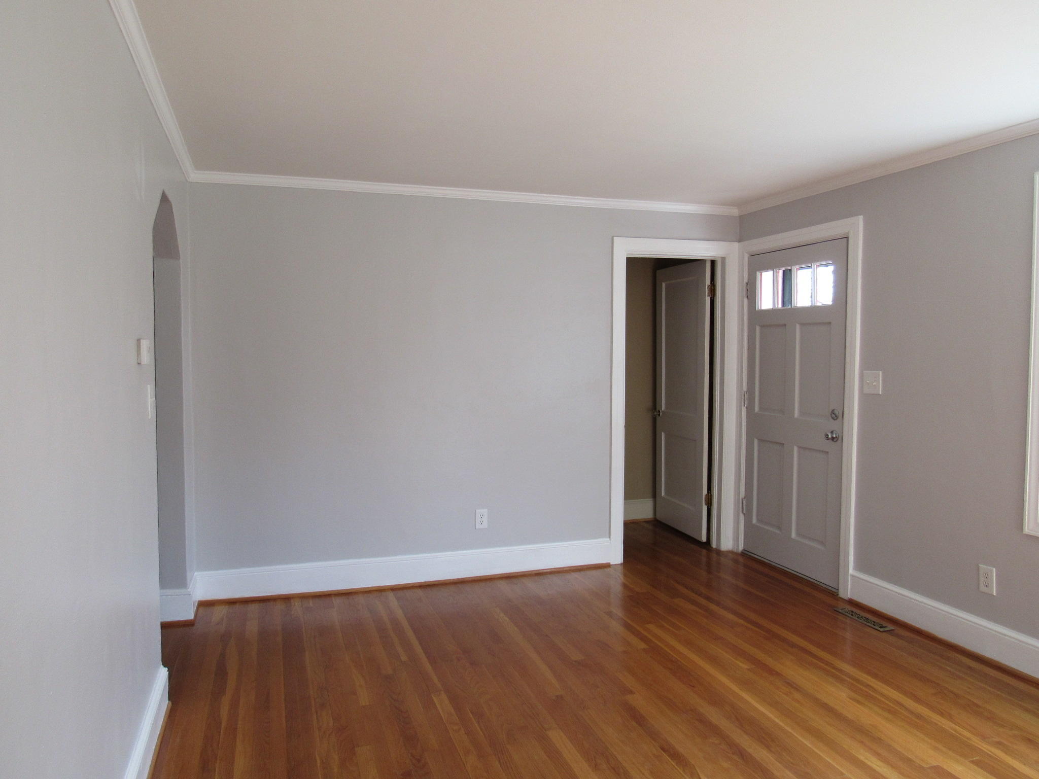 4413 Hazelridge Road Northwest Roanoke, VA 24012 - Photo 9 of 23 a view of an empty room with wooden floor and closet