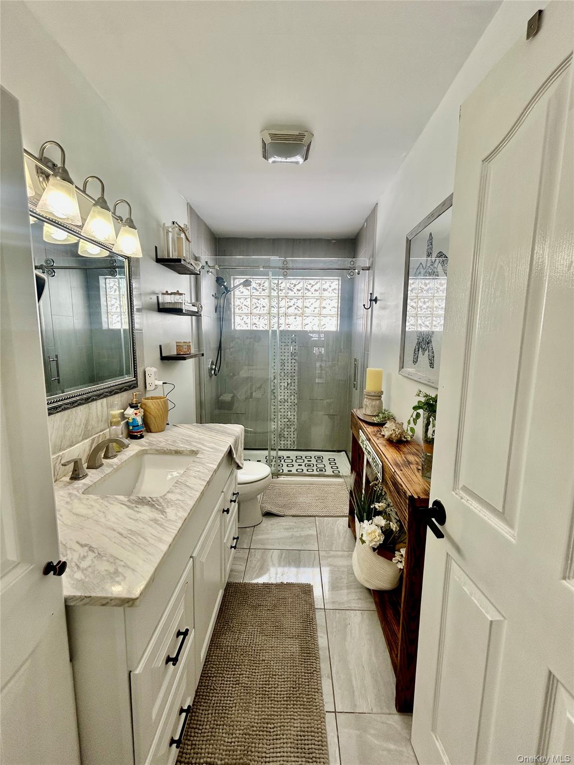 290 Gulf Road Roscoe, NY 12776 - Photo 19 of 26 Full bath with vanity and a shower stall