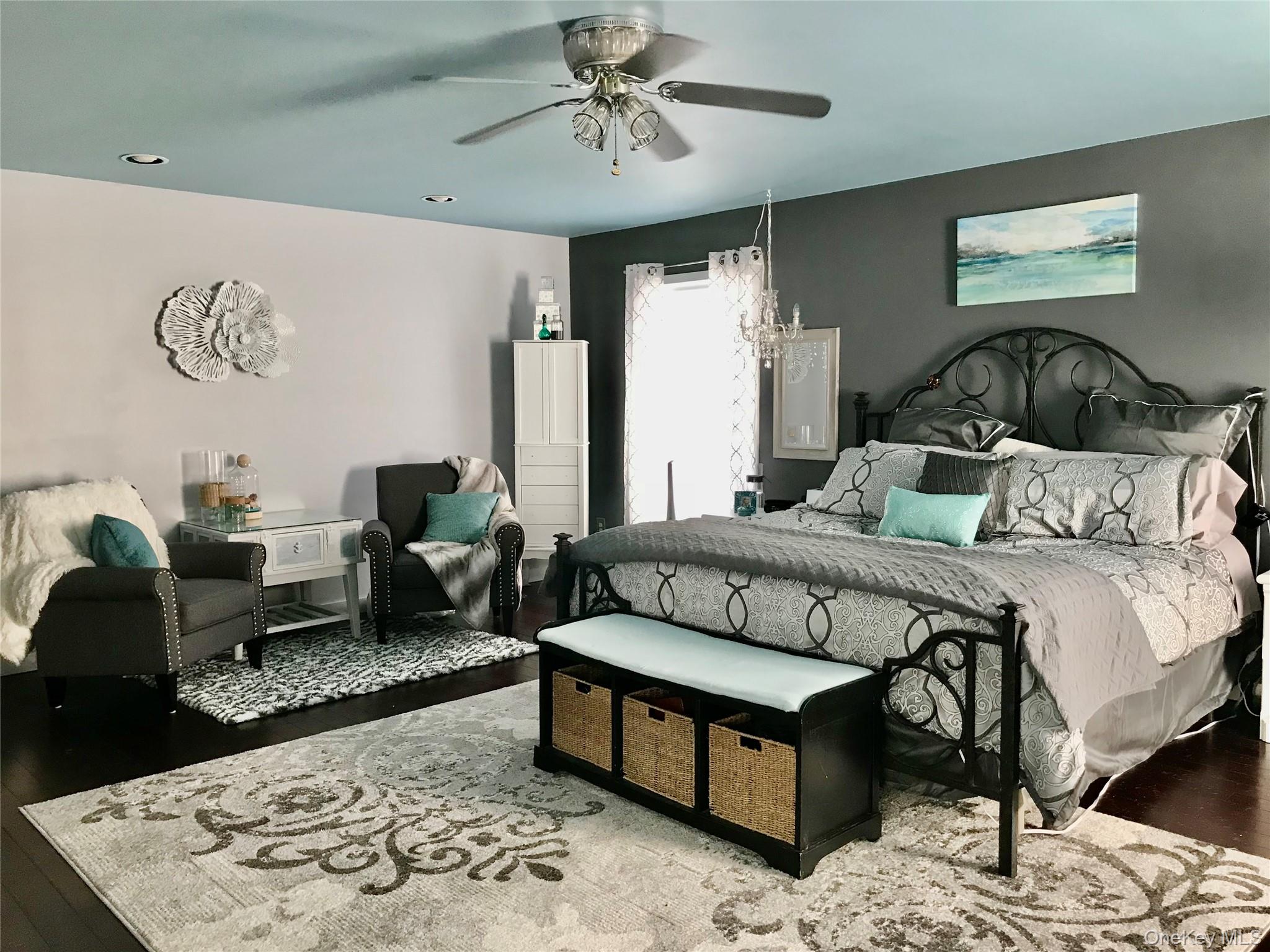 290 Gulf Road Roscoe, NY 12776 - Photo 22 of 26 Bedroom with wood finished floors and a ceiling fan