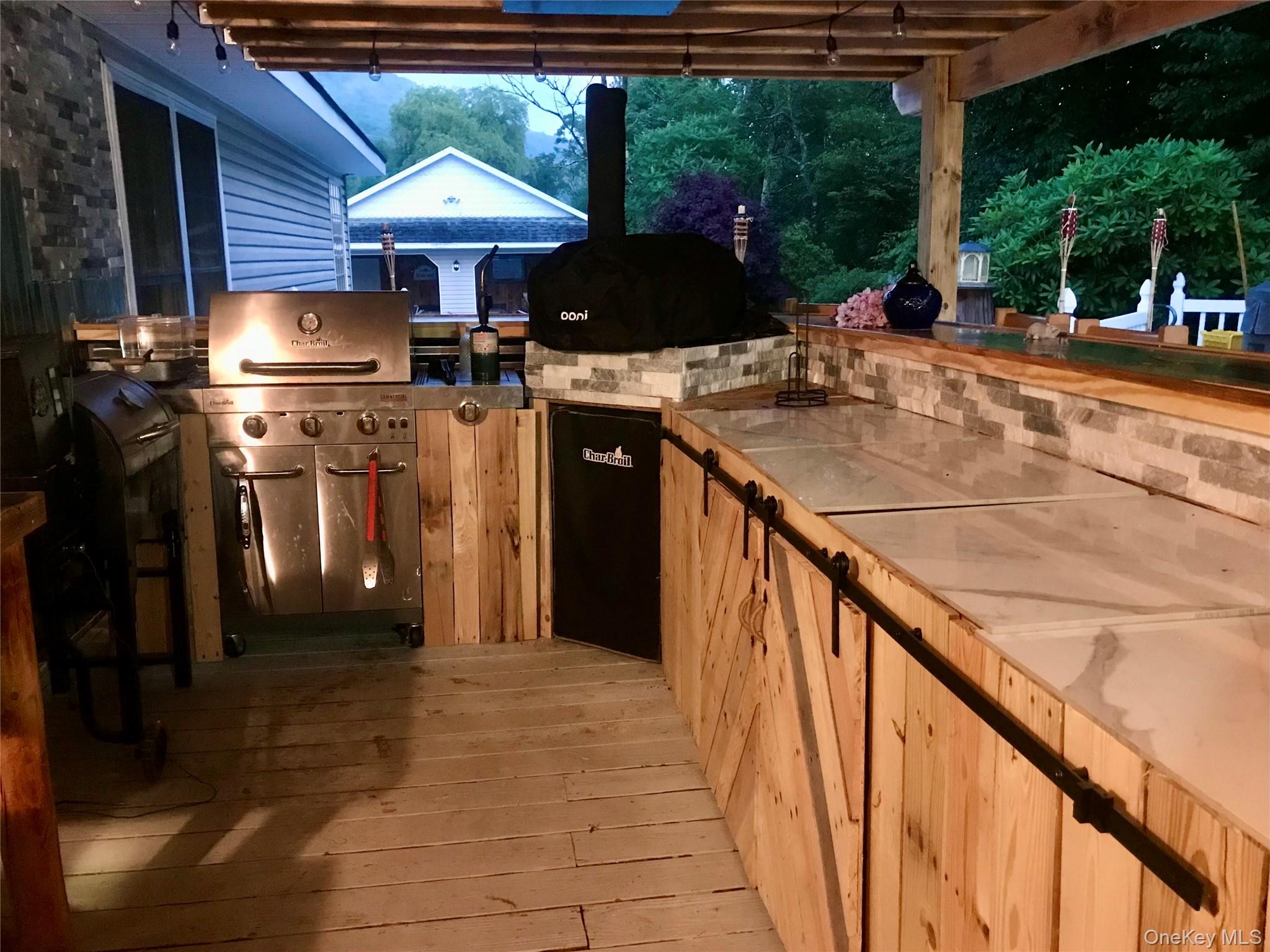 290 Gulf Road Roscoe, NY 12776 - Photo 25 of 26 View of patio featuring area for grilling and a wooden deck