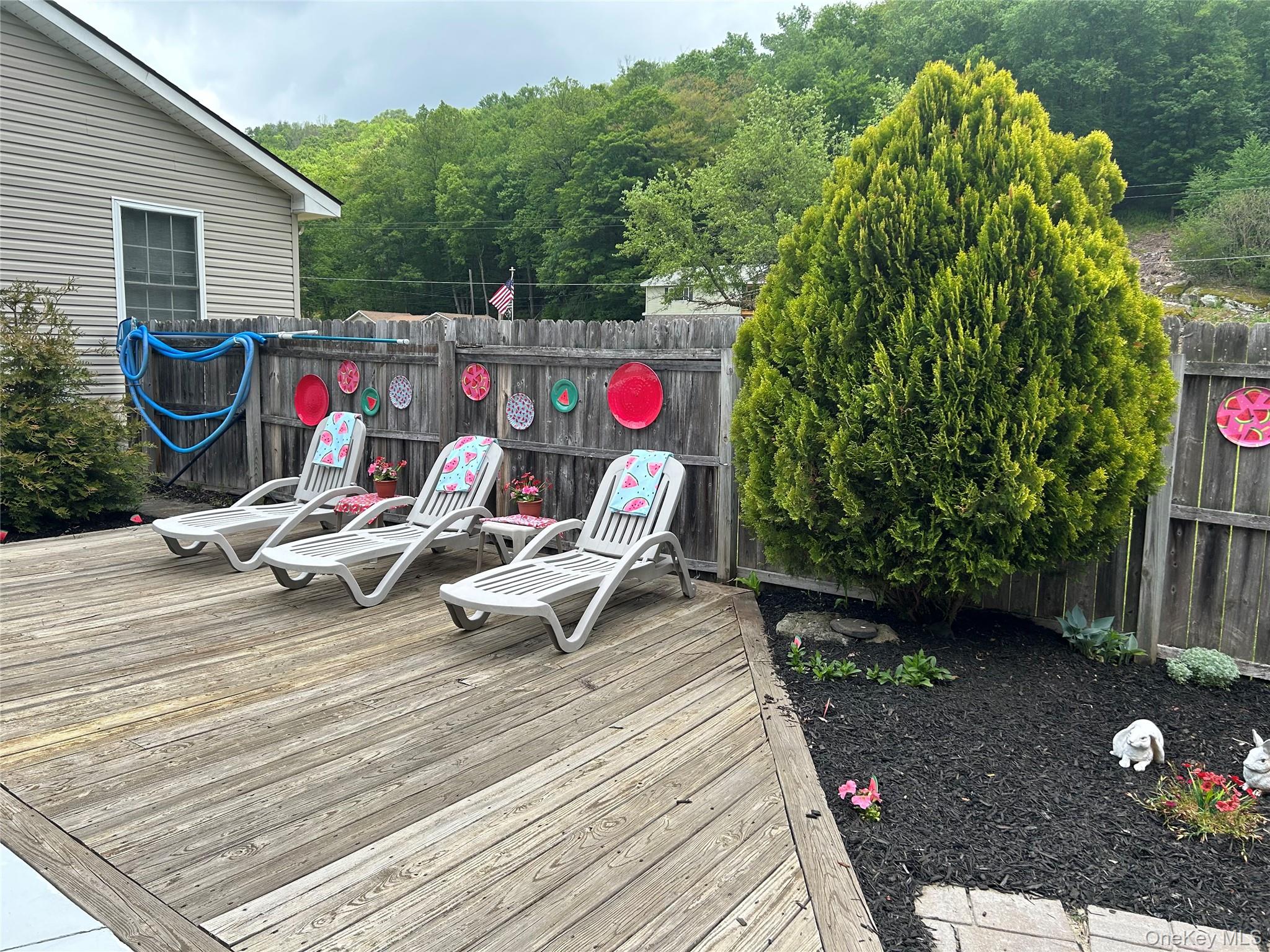 290 Gulf Road Roscoe, NY 12776 - Photo 9 of 30 Wooden deck with a fenced backyard