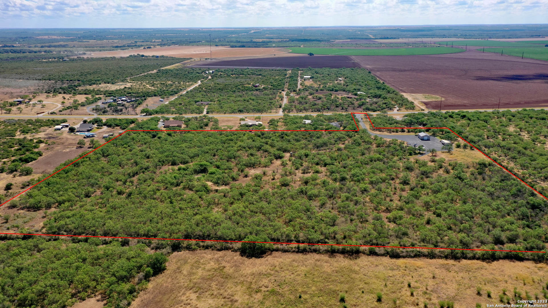 1066 Ranch Rd Highway Sabinal, TX 78881 - Photo 10 of 14 a view of a yard with an ocean