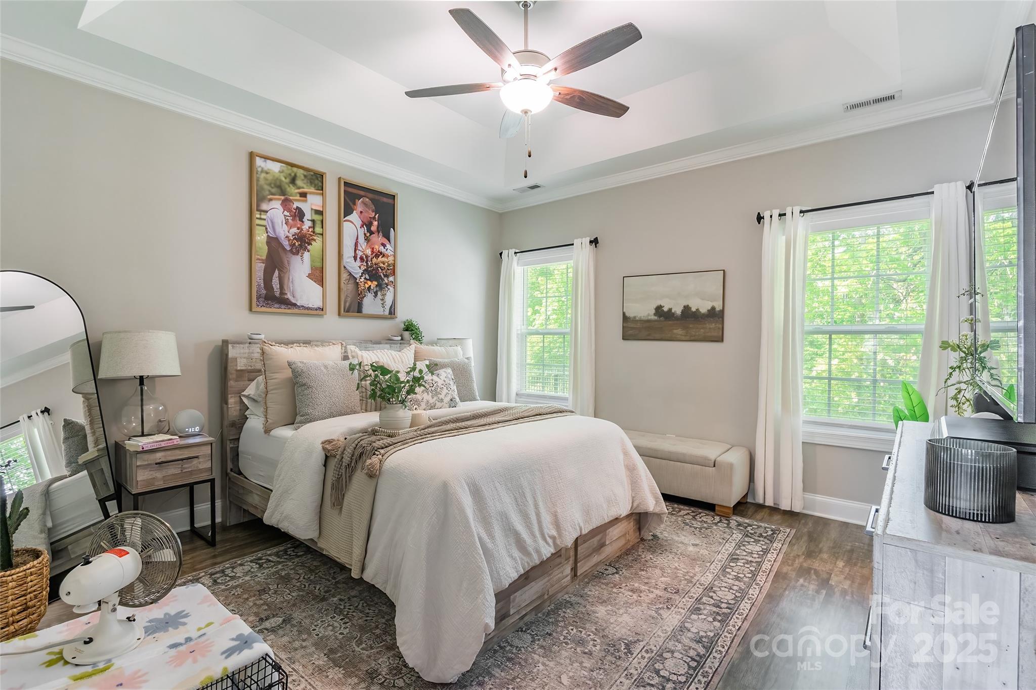 137 Ole Eastpointe Drive York, SC 29745 - Photo 14 of 28 a bedroom with a bed and a large window