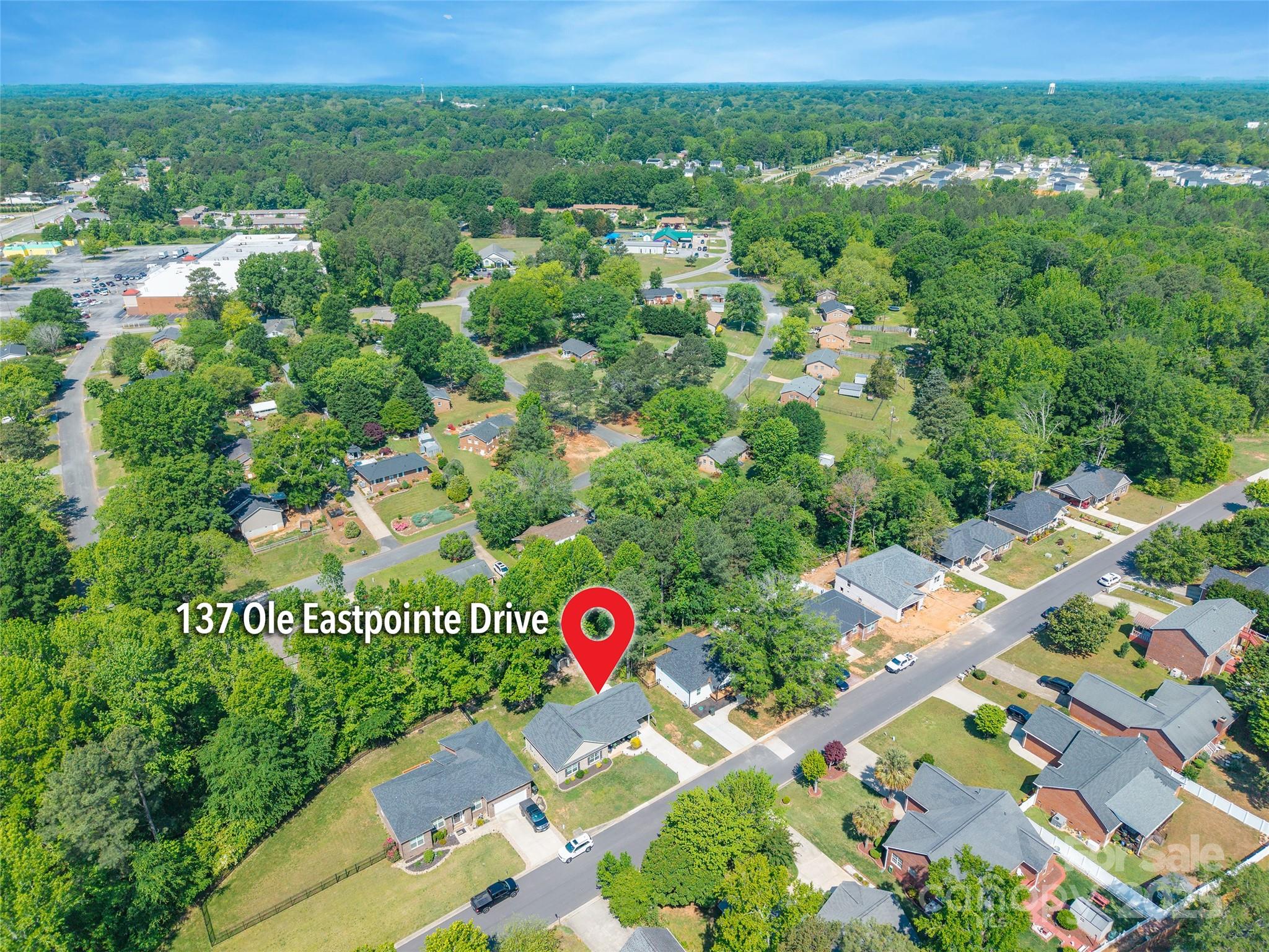 137 Ole Eastpointe Drive York, SC 29745 - Photo 28 of 28 an aerial view of residential houses and outdoor space