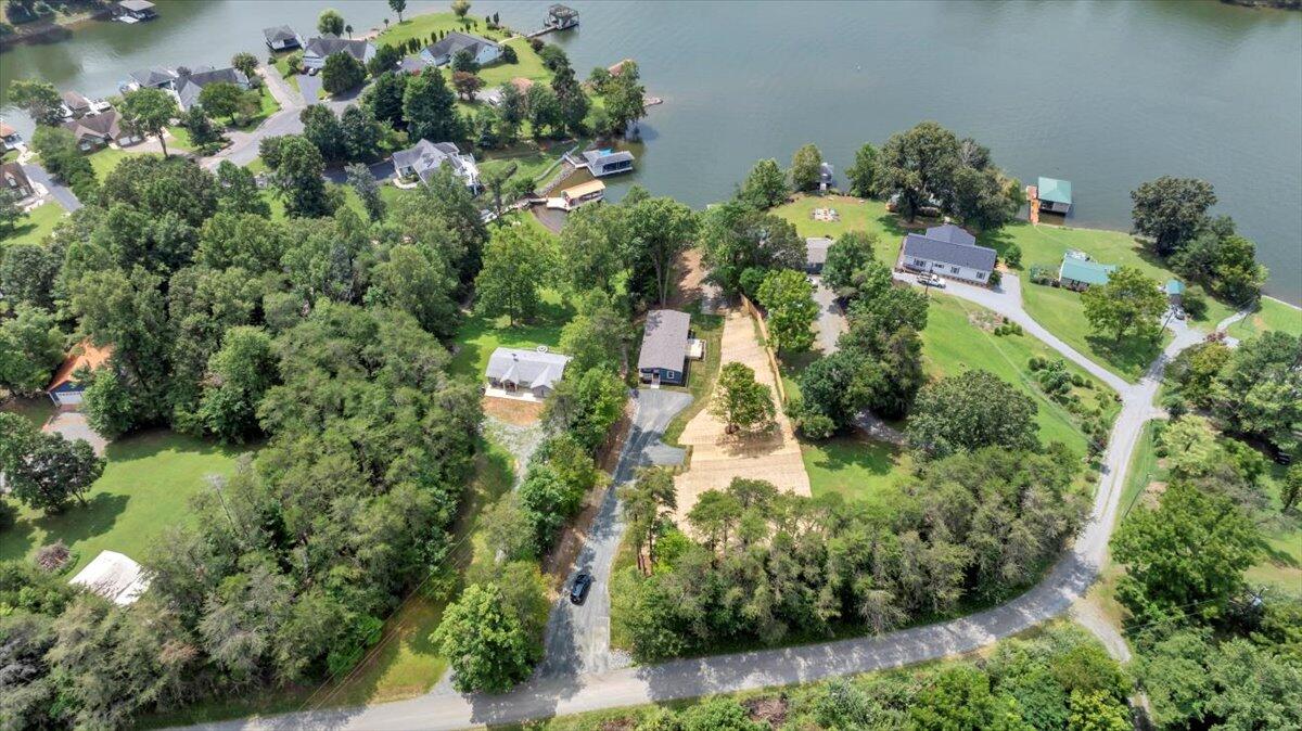 165 Spence Road Union Hall, VA 24176 - Photo 41 of 58 an aerial view of residential house with outdoor space and trees all around