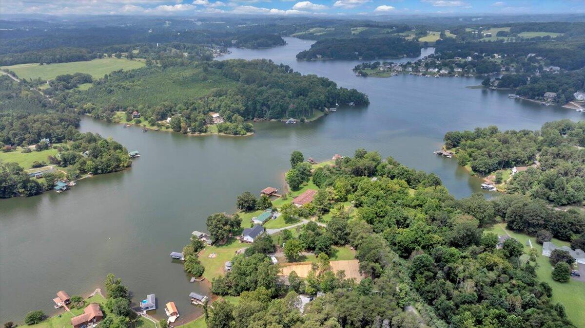 165 Spence Road Union Hall, VA 24176 - Photo 43 of 58 an aerial view of a houses with ocean view