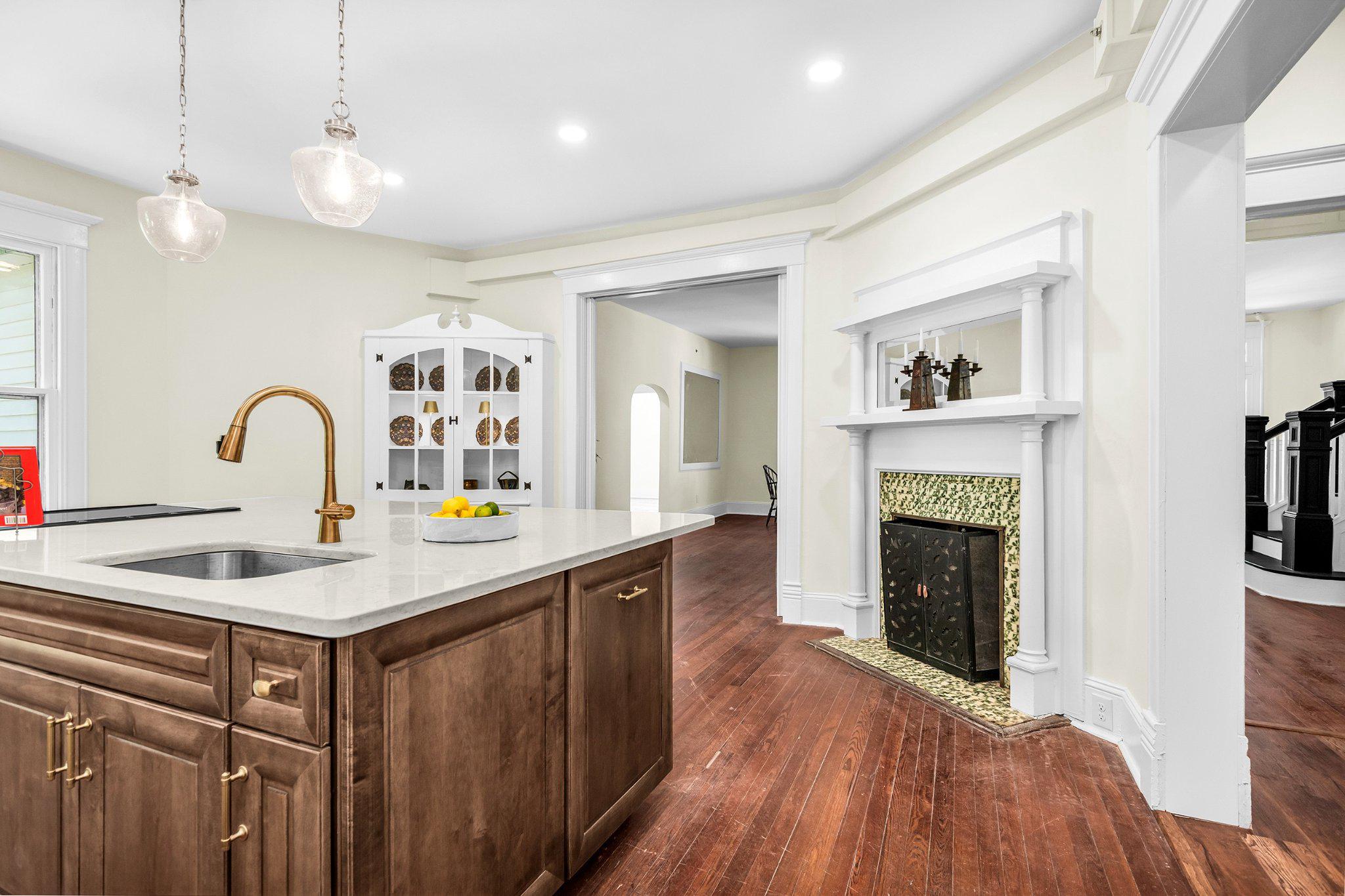 709 Church Street Cambridge, MD 21613 - Photo 11 of 36 New island kitchen to great room and central hall.