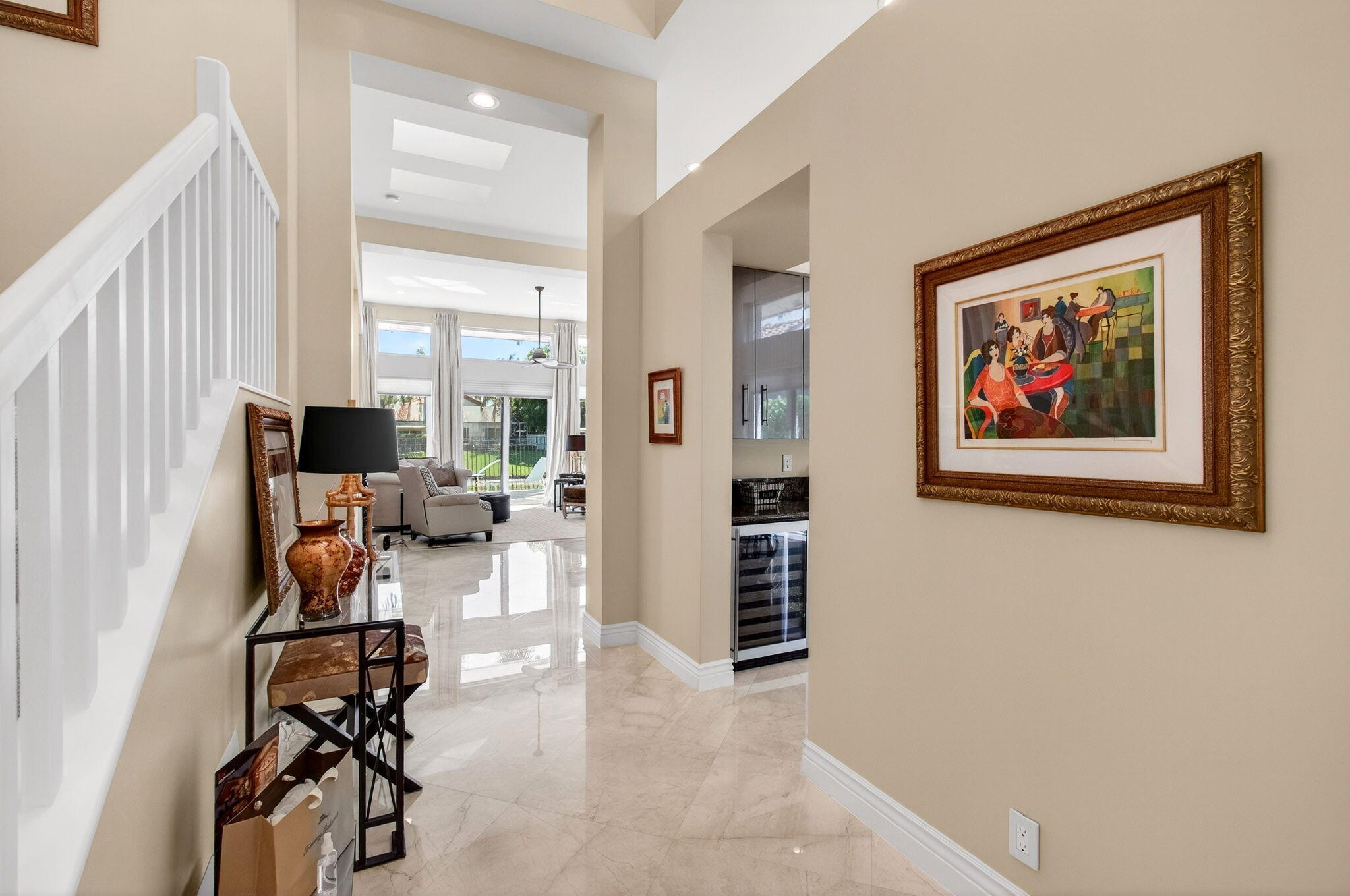 6160 Northwest 24th Street Boca Raton, FL 33434 - Photo 13 of 108 Hallway to Kitchen and Living Room