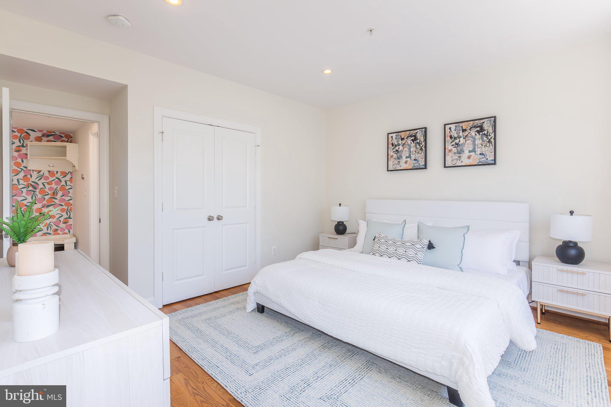 1116 C Street Northeast, Unit 202 Washington, DC 20002 - Photo 16 of 30 Bright and airy modern bedroom retreat.