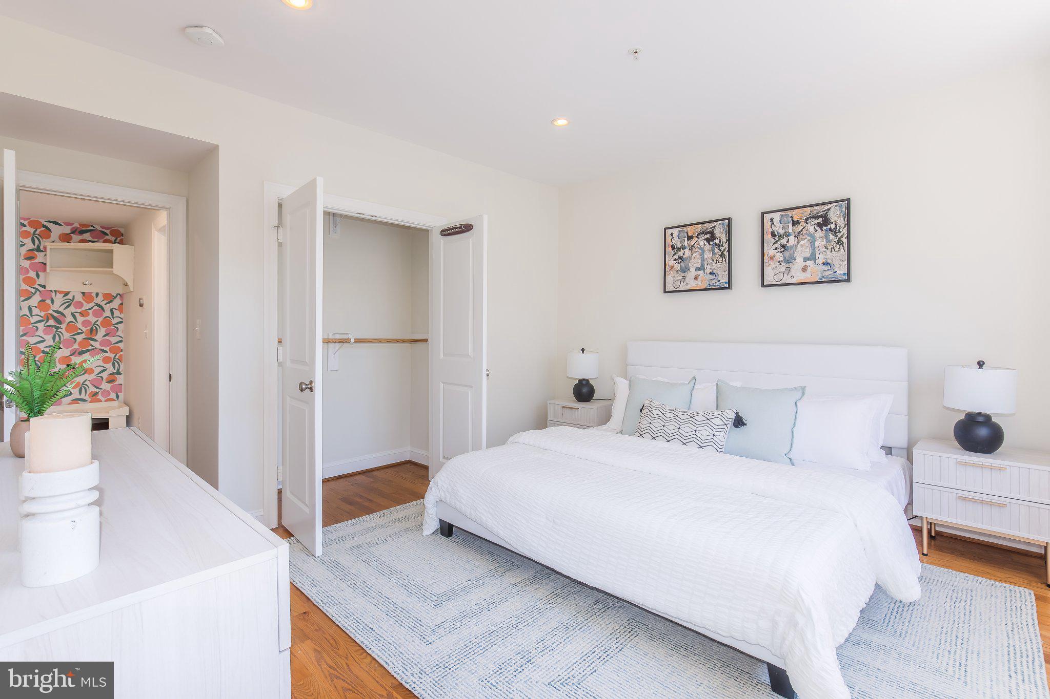 1116 C Street Northeast, Unit 202 Washington, DC 20002 - Photo 17 of 30 Bright and airy modern bedroom retreat.