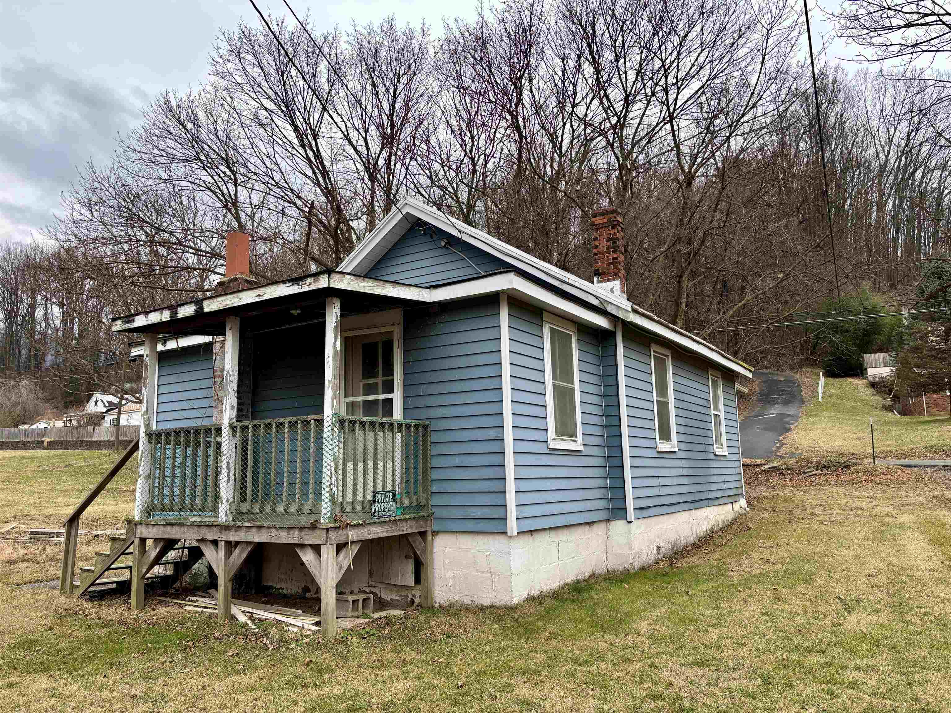 3485-3465 Pine Grove Road Stanley, VA 22851 - Photo 40 of 47 a backyard of a house with yard outdoor seating and barbeque oven