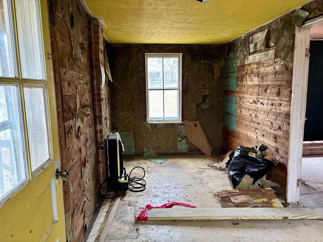 a room with musical instruments