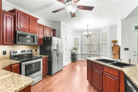 a bathroom with a shower and a toilet