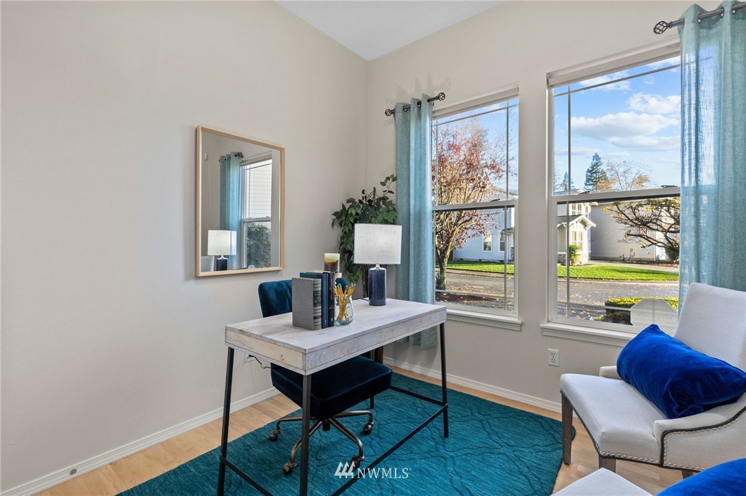 459 Field Place Northeast Renton, WA 98059 - Photo 10 of 40 a work room with furniture and a window