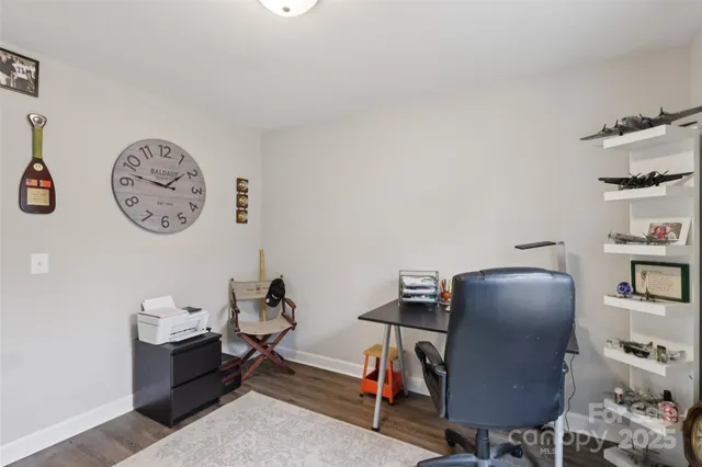 a view of workspace with lounge chair