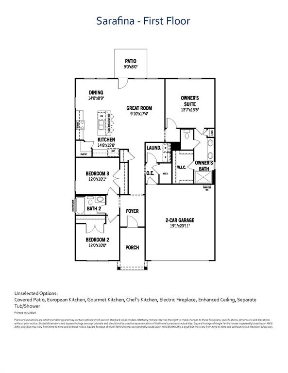 636 Marcus Lane Crowley, TX 76036 - Photo 4 of 4 Safina - Floor Plan