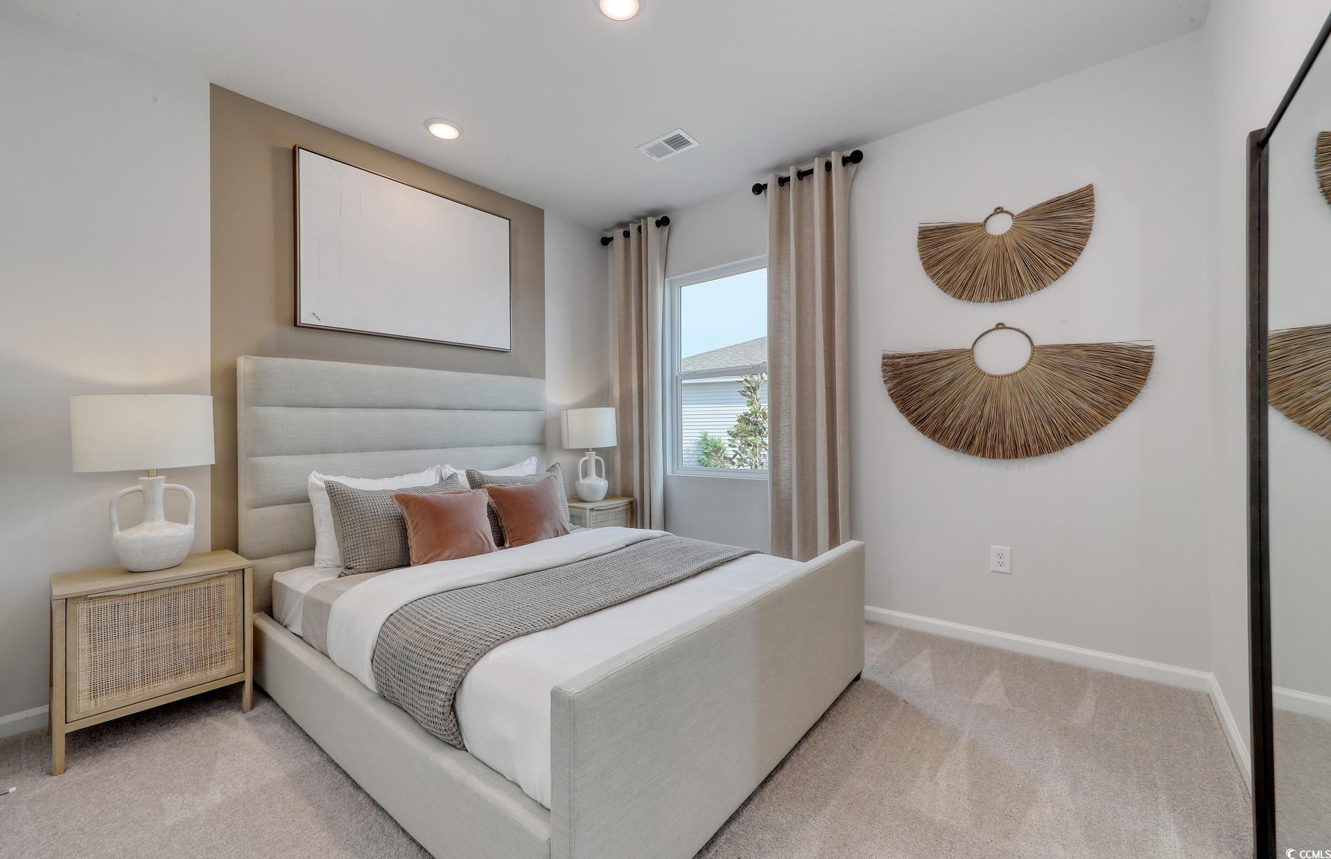 3081 Visionary Drive Myrtle Beach, SC 29588 - Photo 7 of 19 Bedroom with recessed lighting and light carpet