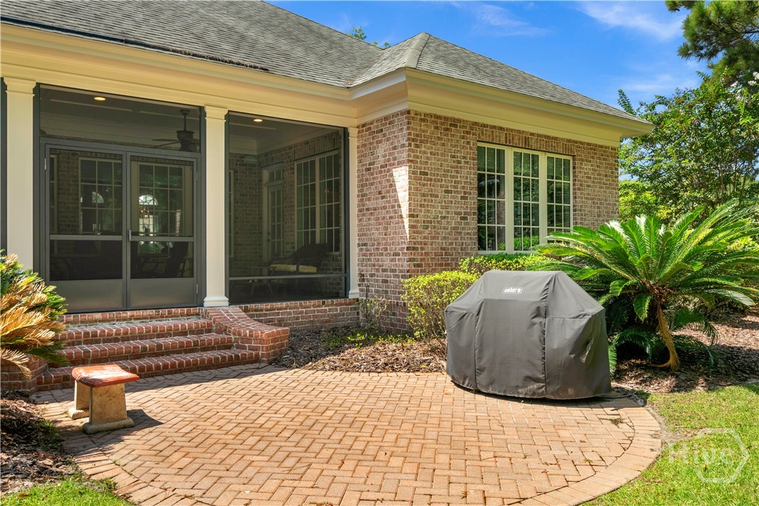 312 Spanton Crescent Pooler, GA 31322 - Photo 58 of 70 Screened Porch & Grill Area