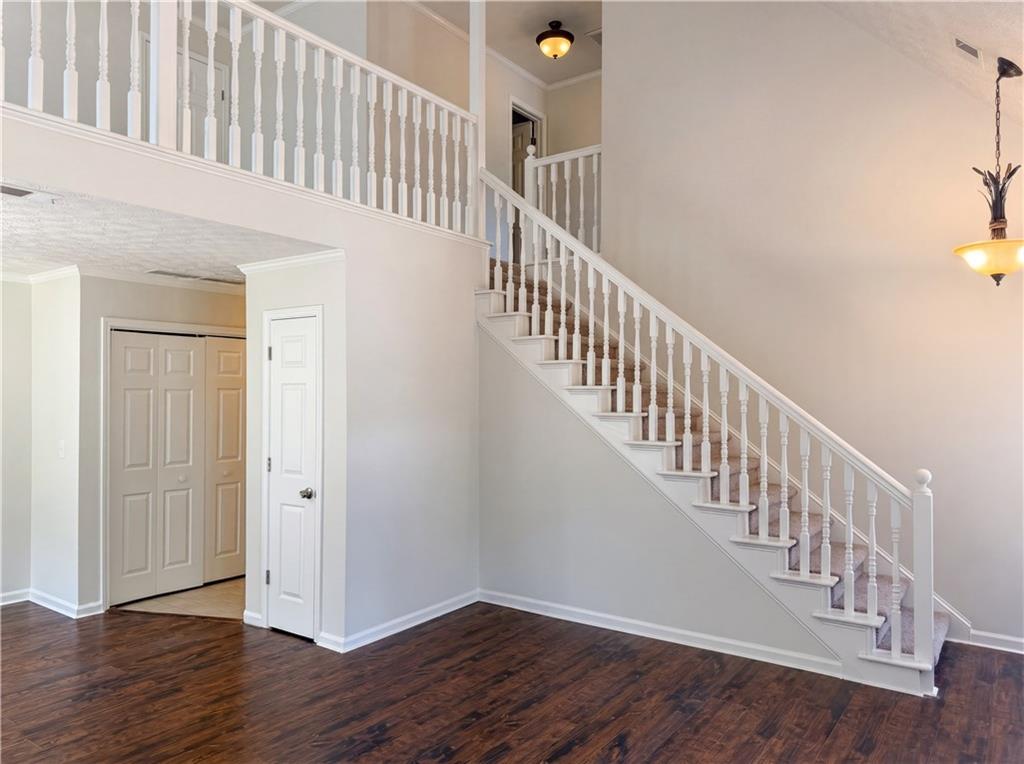 722 Ridgetop Road Bethlehem, GA 30620 - Photo 6 of 23 a view of entryway with wooden floor