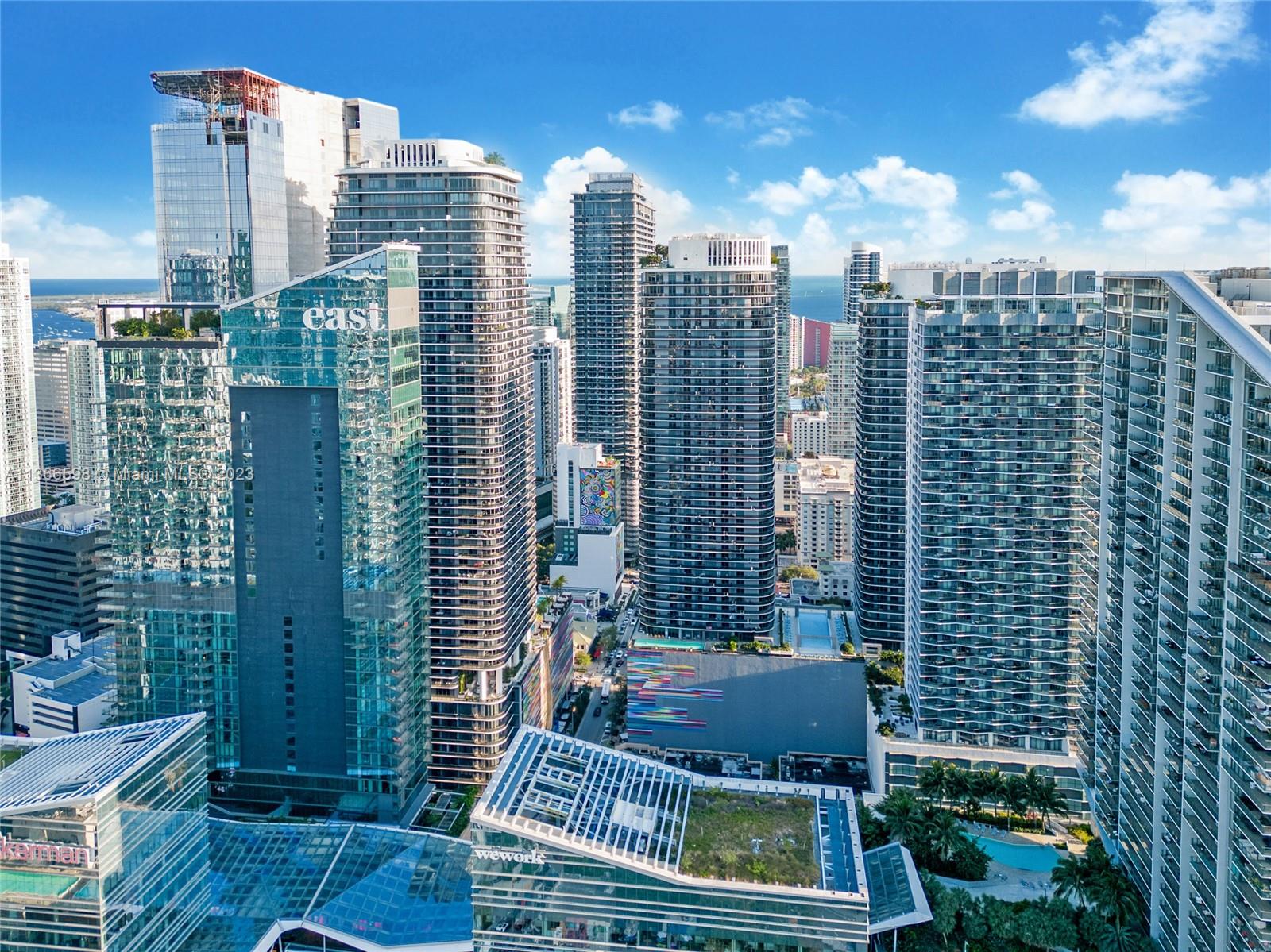 55 Southwest 9th Street, Unit 3607 Miami, FL 33130 - Photo 1 of 22 a view of balcony with city view