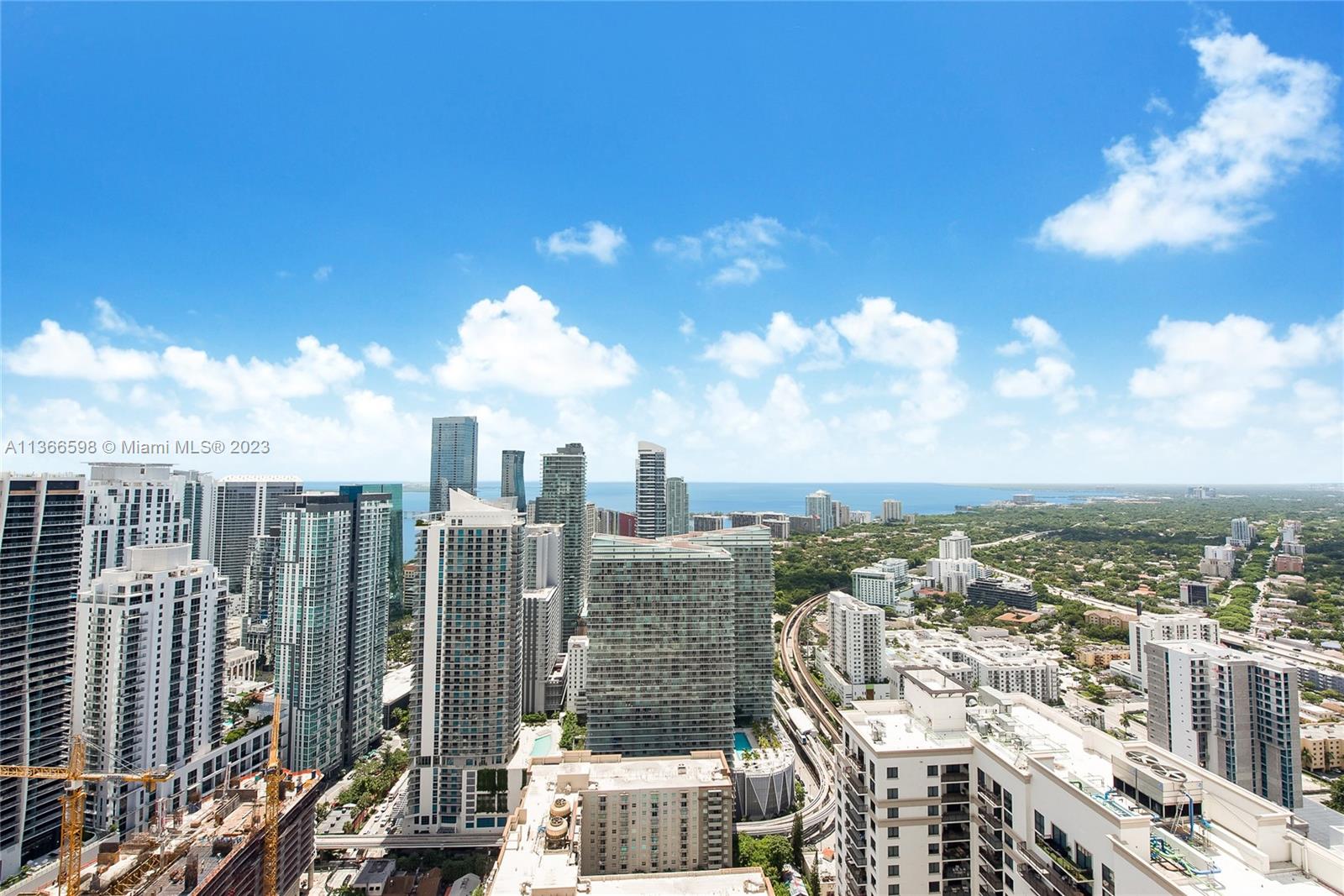 55 Southwest 9th Street, Unit 3607 Miami, FL 33130 - Photo 21 of 22 a view of a city with tall buildings