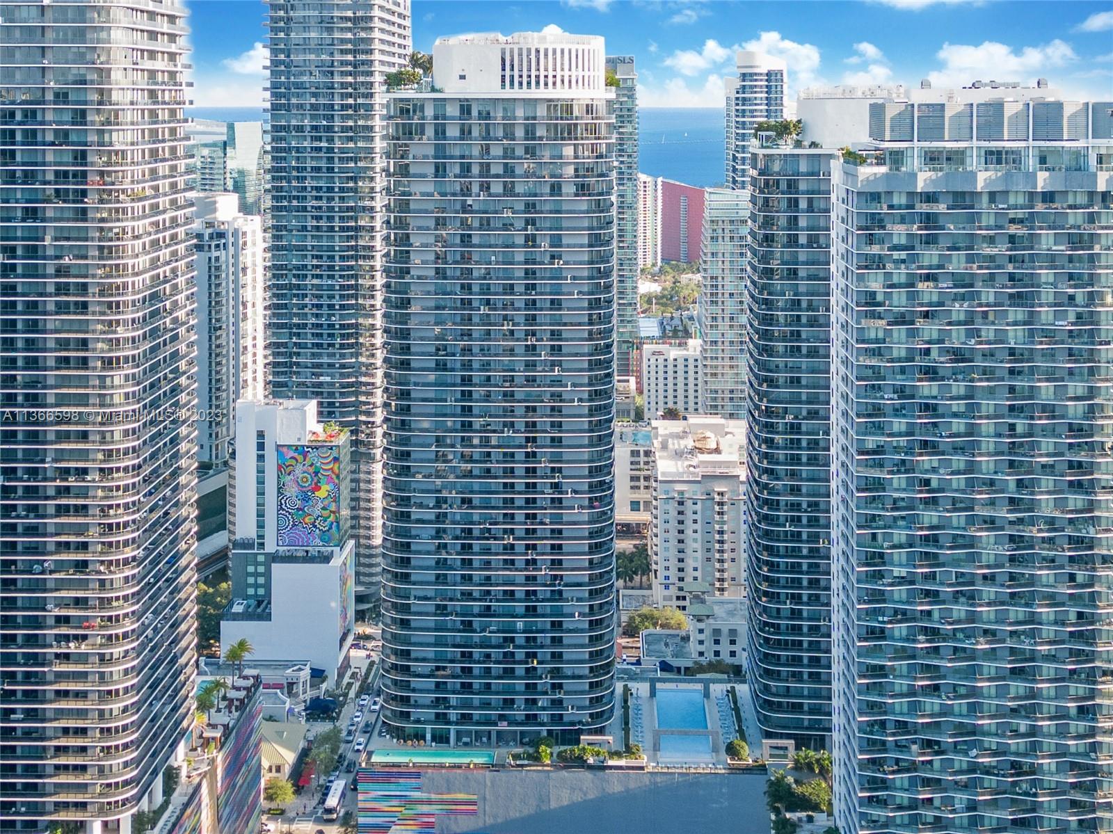 55 Southwest 9th Street, Unit 3607 Miami, FL 33130 - Photo 10 of 22 a view of a city