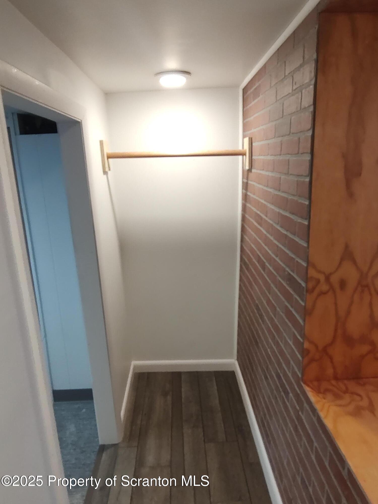 136 Chestnut Street, Unit BSMT Dunmore, PA 18512 - Photo 11 of 22 Closet, Left View