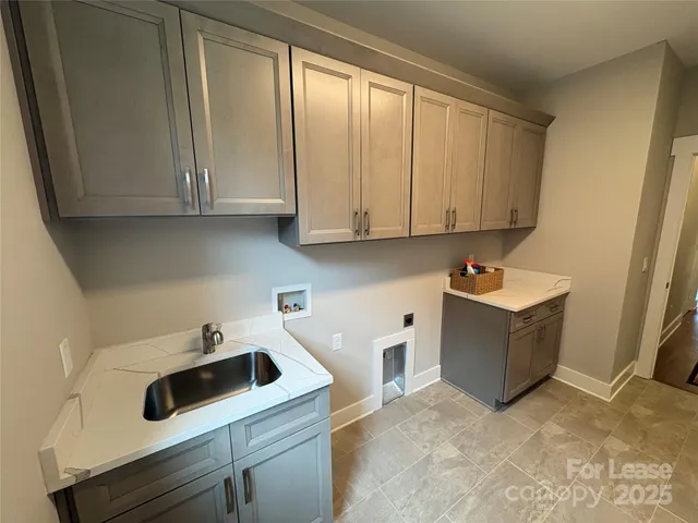 a room with storage and utility