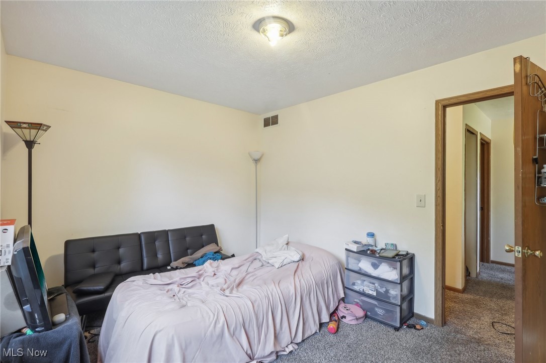 1042 Ansel Road Cleveland, OH 44103 - Photo 26 of 36 Bedroom featuring carpet flooring and a textured ceiling
