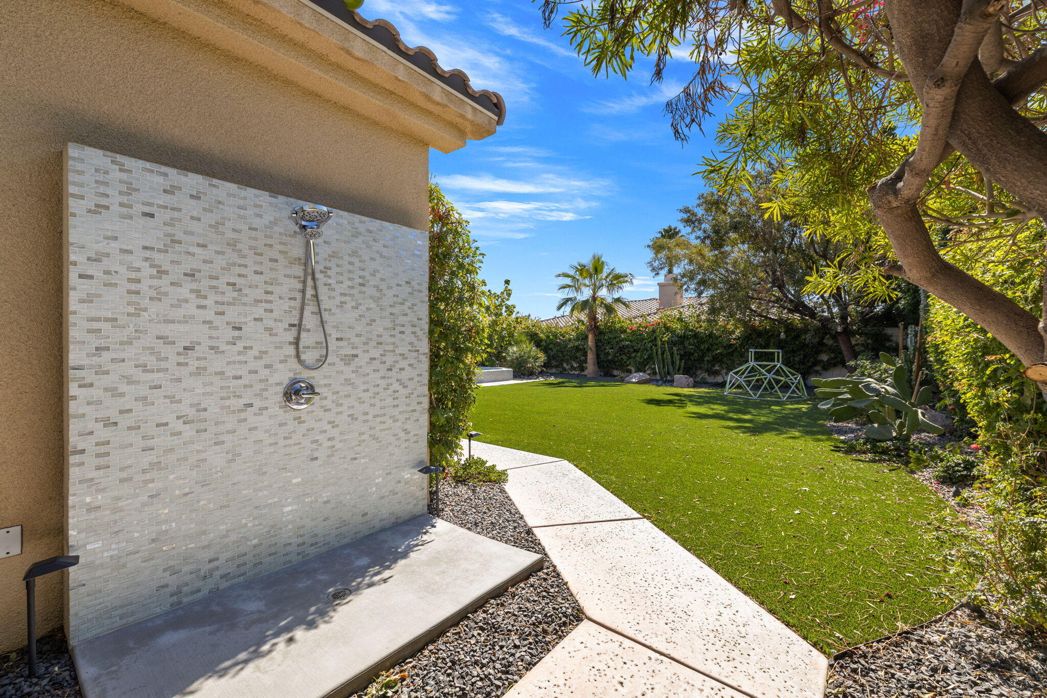 19 Trafagar Square Rancho Mirage, CA 92270 - Photo 16 of 54 a view of a back yard