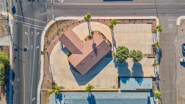 an aerial view of city