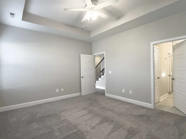 wooden floor and an entryway in a room