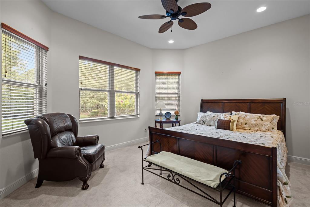10826 Alico Pass New Port Richey, FL 34655 - Photo 28 of 51 a bedroom with a bed couch and window