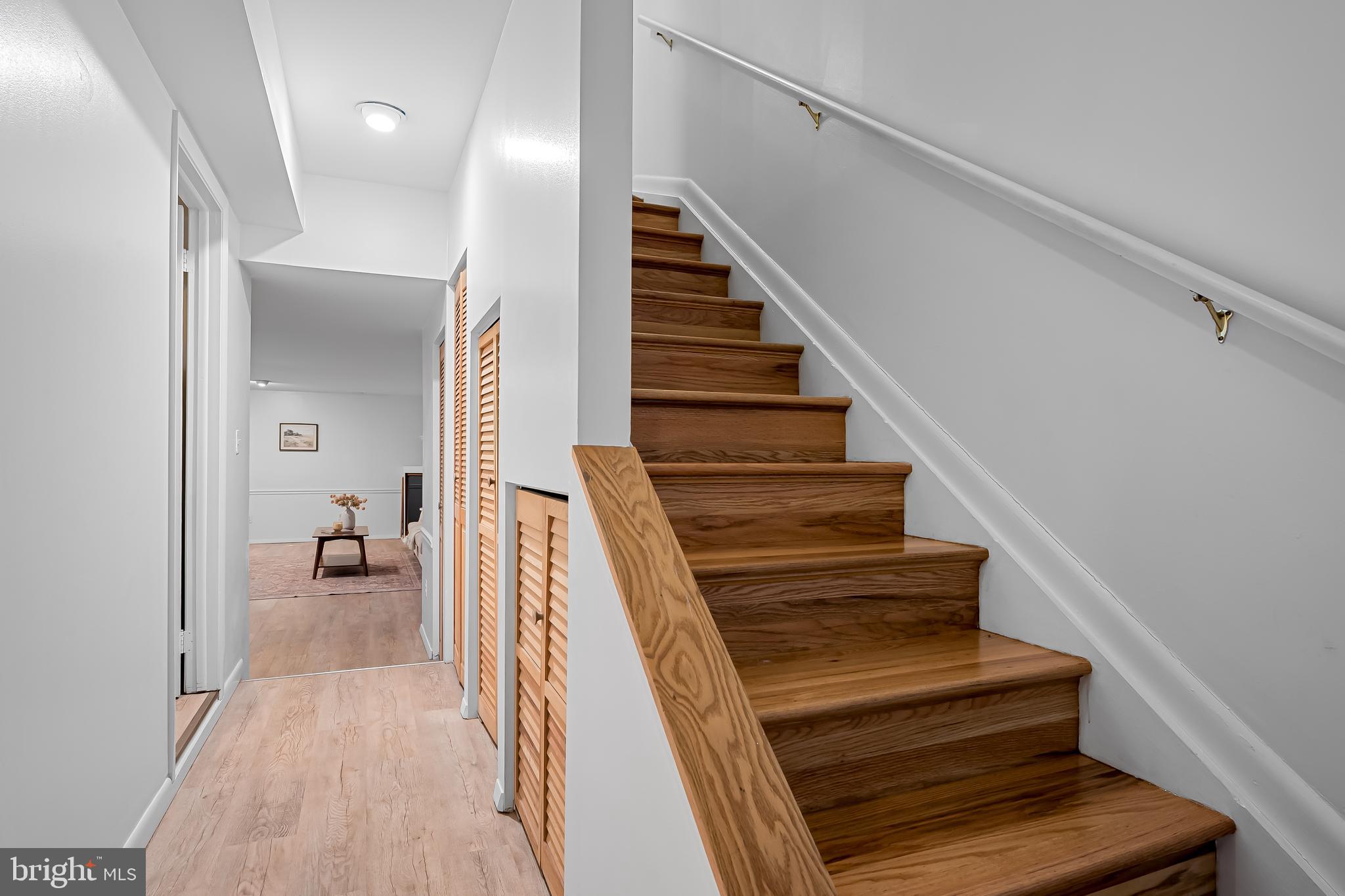 630 South Hanover Street Baltimore, MD 21230 - Photo 32 of 55 a view of entryway and hall with wooden floor