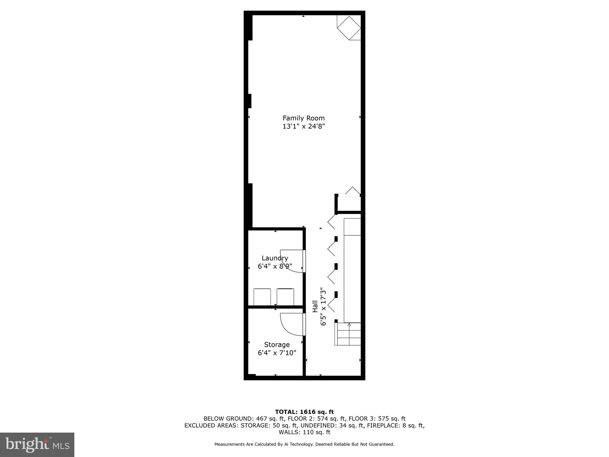 630 South Hanover Street Baltimore, MD 21230 - Photo 33 of 55 a picture of a floor plan