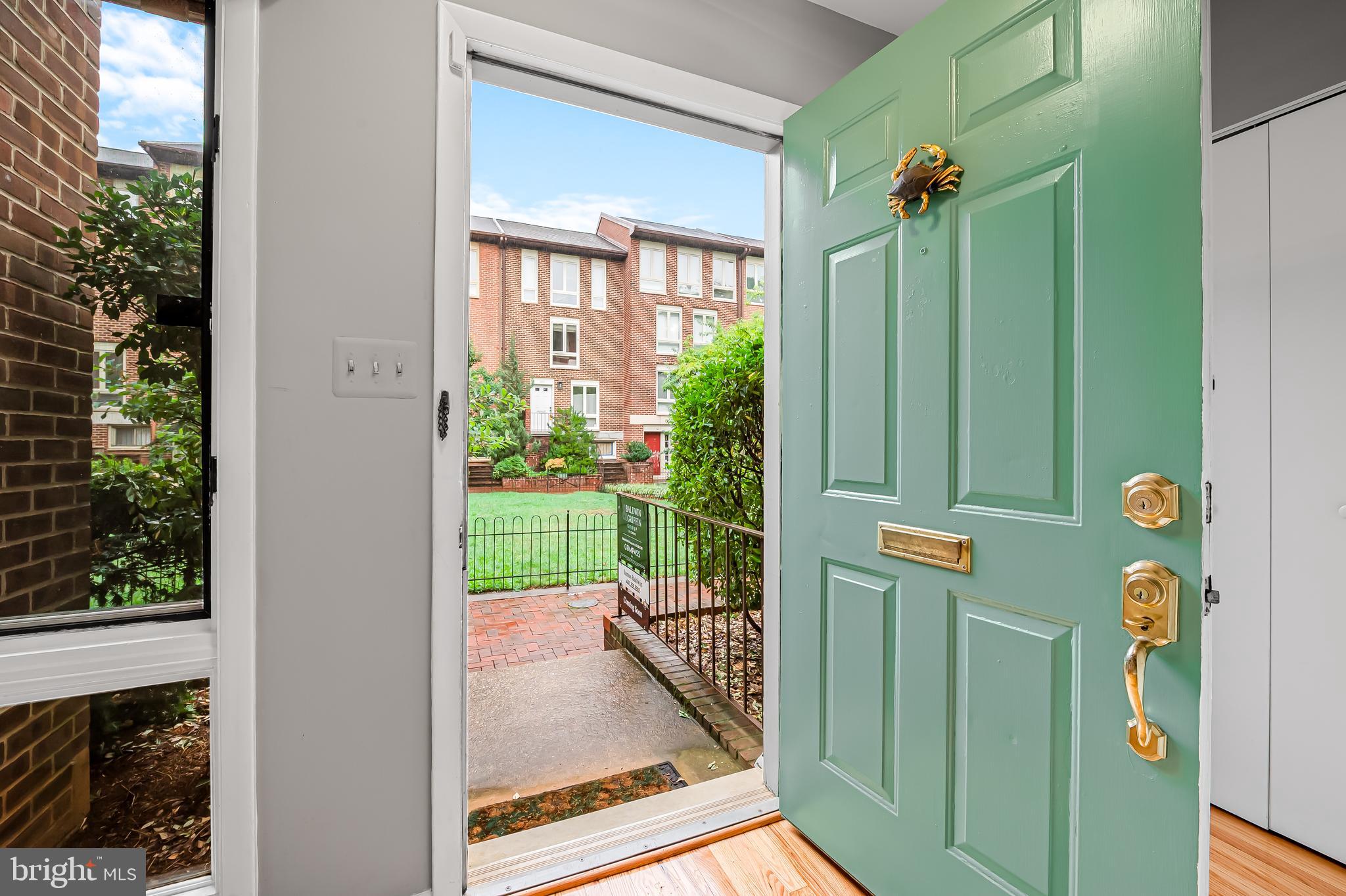 630 South Hanover Street Baltimore, MD 21230 - Photo 4 of 55 a view of a garden from a windows