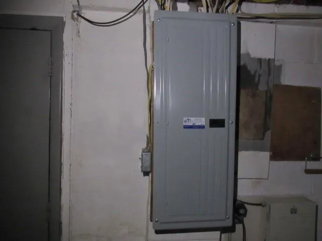 a view of water heater room