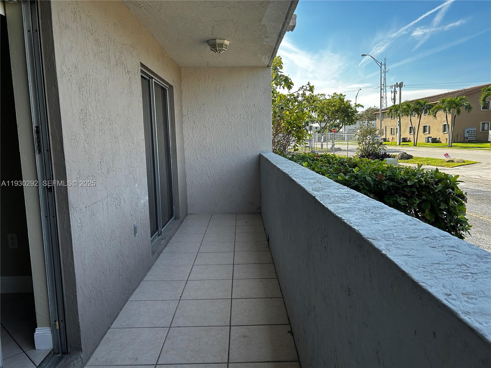 6091 West 22nd Court, Unit 101 Hialeah, FL 33016 - Photo 14 of 15 Large Balcony!