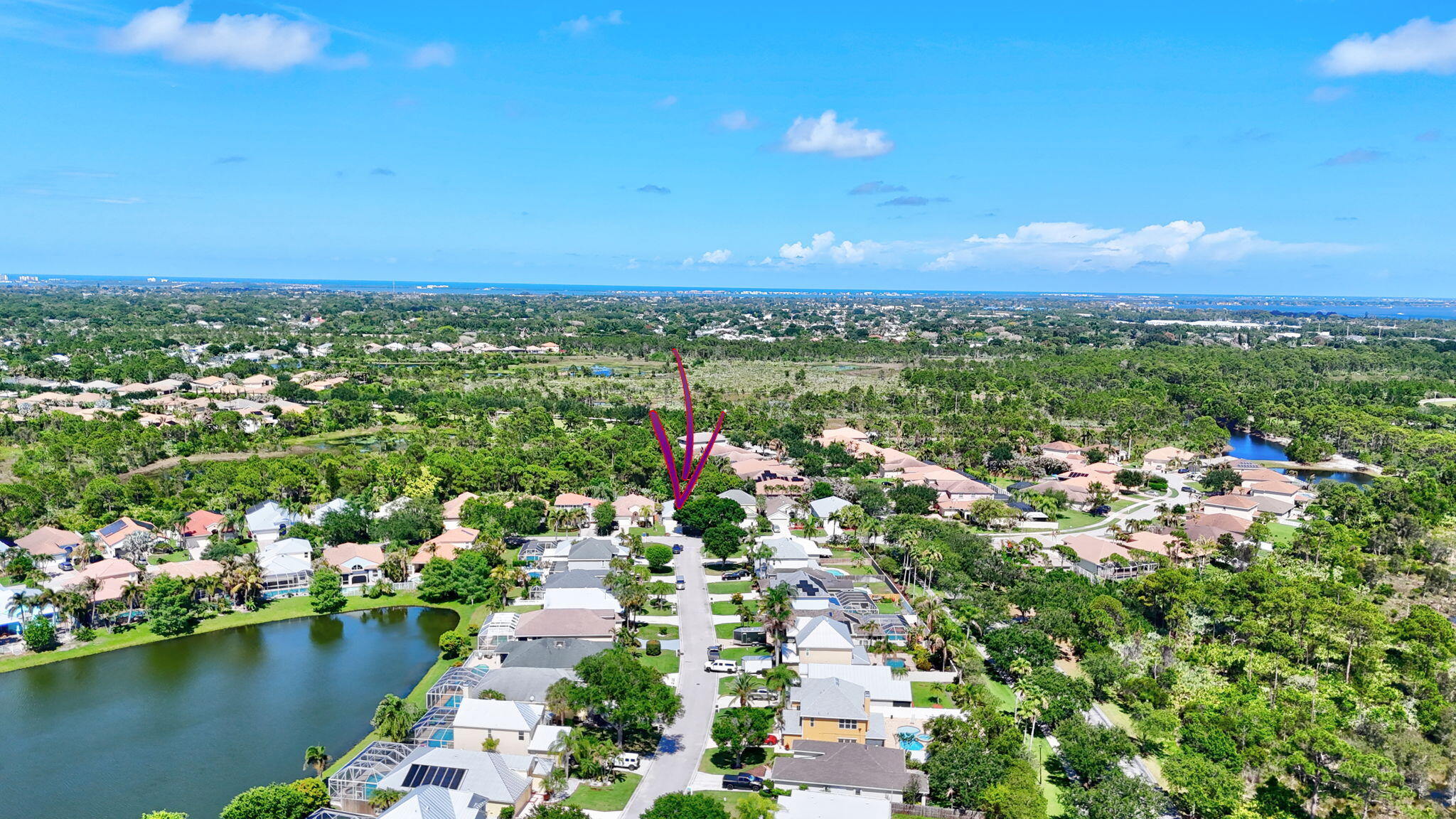 1959 Northwest Marsh Rabbit Lane Jensen Beach, FL 34957 - Photo 39 of 46 Drone View