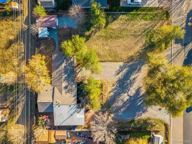 a view of a city with mountains in the background