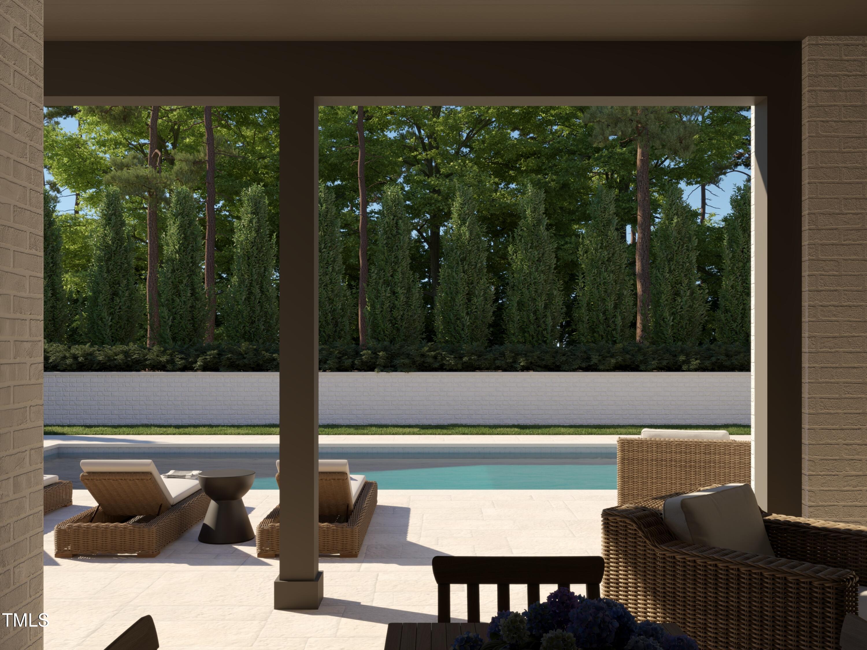 1222 Duplin Road Raleigh, NC 27607 - Photo 39 of 39 a view of a porch with furniture and yard