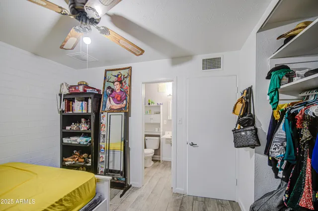 a outdoor living space with furniture and a potted plant