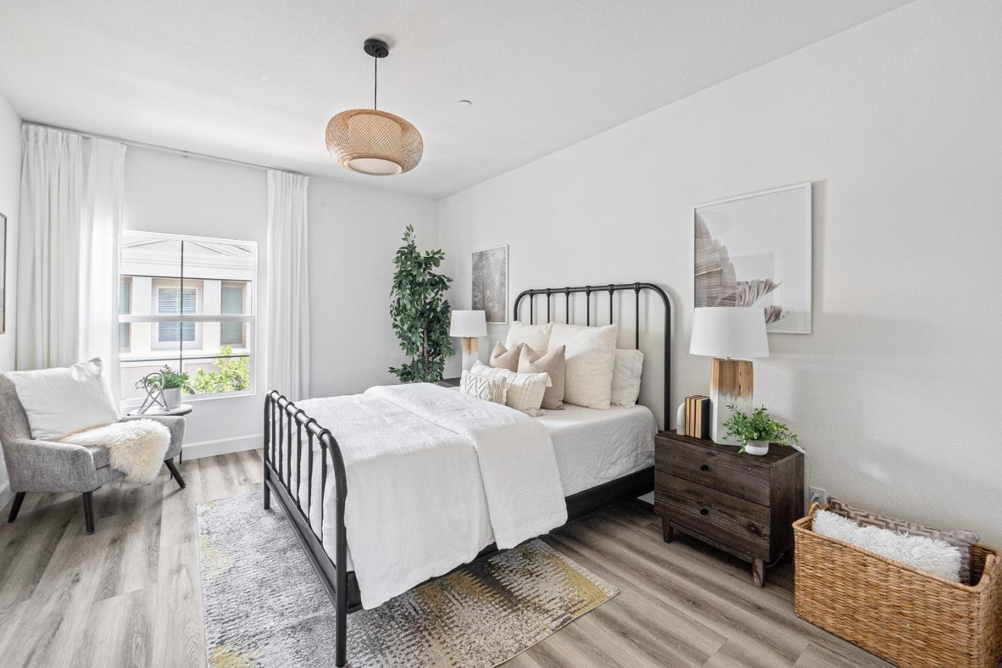 827 Harmony Place Milpitas, CA 95035 - Photo 13 of 36 a bedroom with a bed and a window