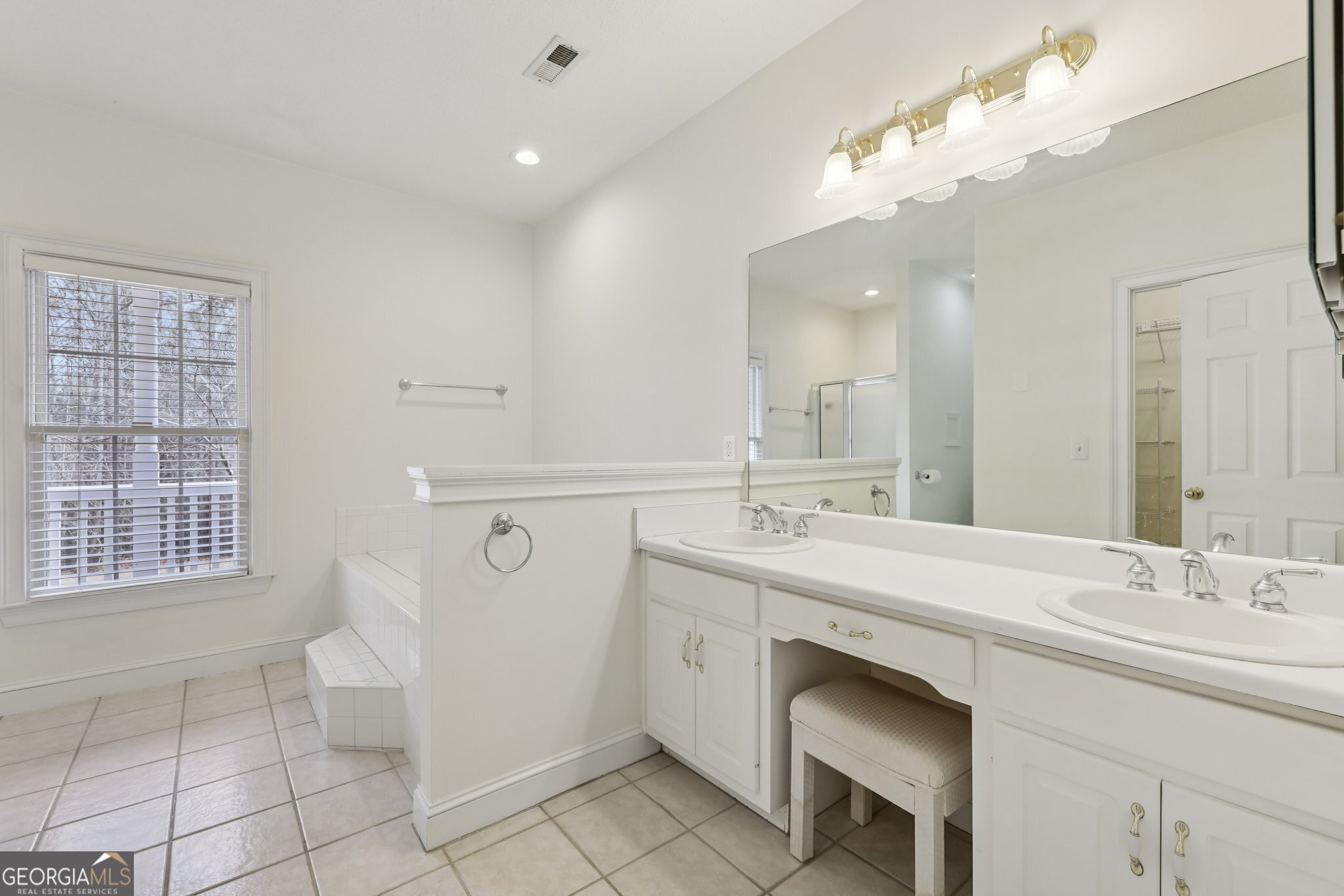378 Pierce Chapel Road Newnan, GA 30263 - Photo 27 of 66 a spacious bathroom with a sink a toilet and a mirror