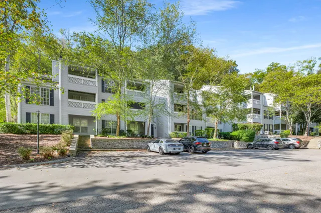 a car parked in front of a building