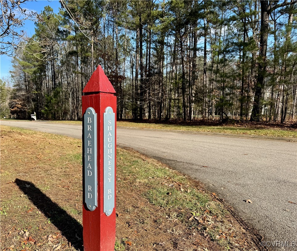3085 Braehead Road Powhatan, VA 23139 - Photo 10 of 13 View of street signs to turn onto Braehead