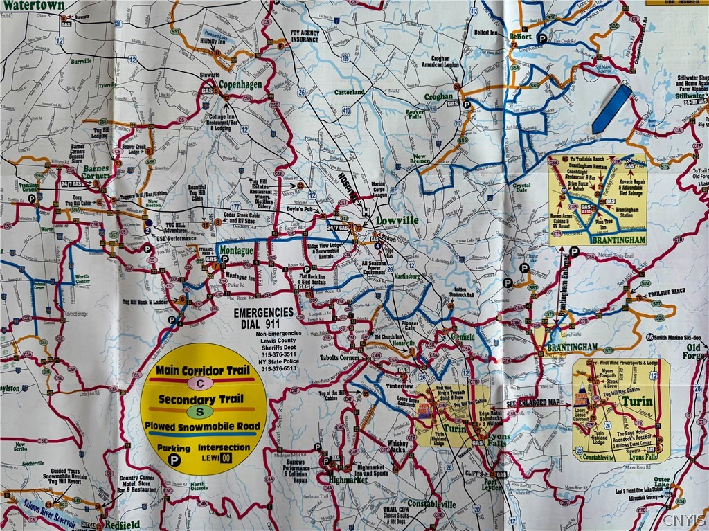 8621 Number 4 Road Watson, NY 13367 - Photo 48 of 50 on plowed snowmobile road