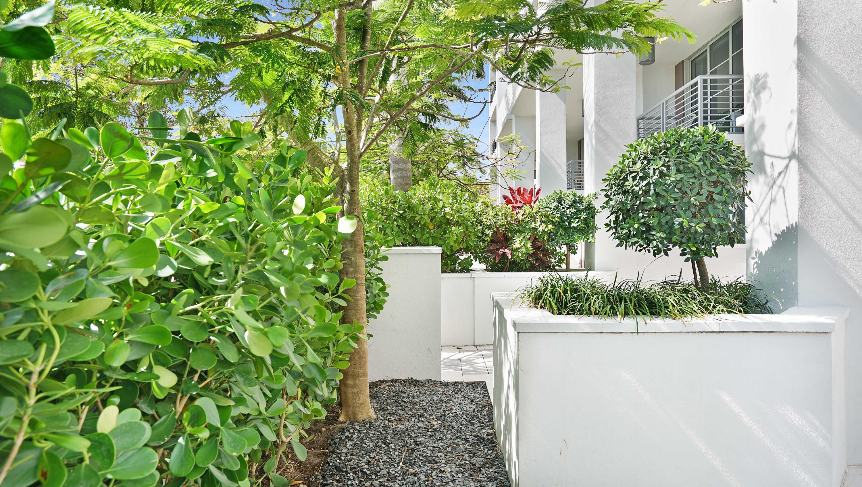 155 East Boca Raton Road, Unit TH3 Boca Raton, FL 33432 - Photo 109 of 112 a view of a garden with plants