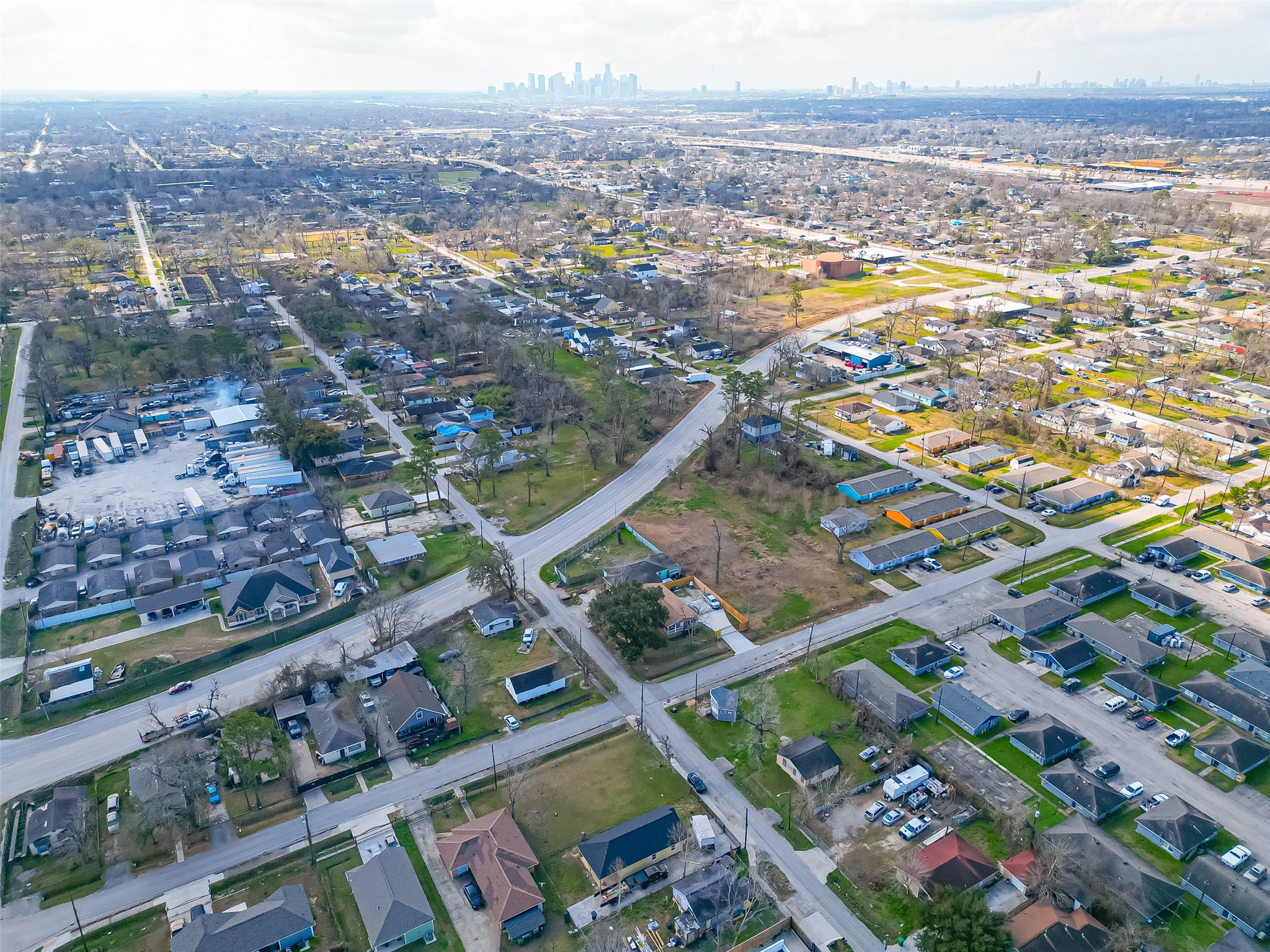 7902 Pointer Street Houston, TX 77016 - Photo 21 of 24 a view of a city with tall buildings